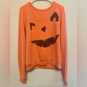 Wildfox Orange Jack O’ Lantern Halloween Sweater Small